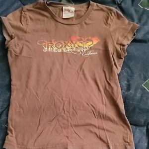 Roxy Brown Graphic Women's Top